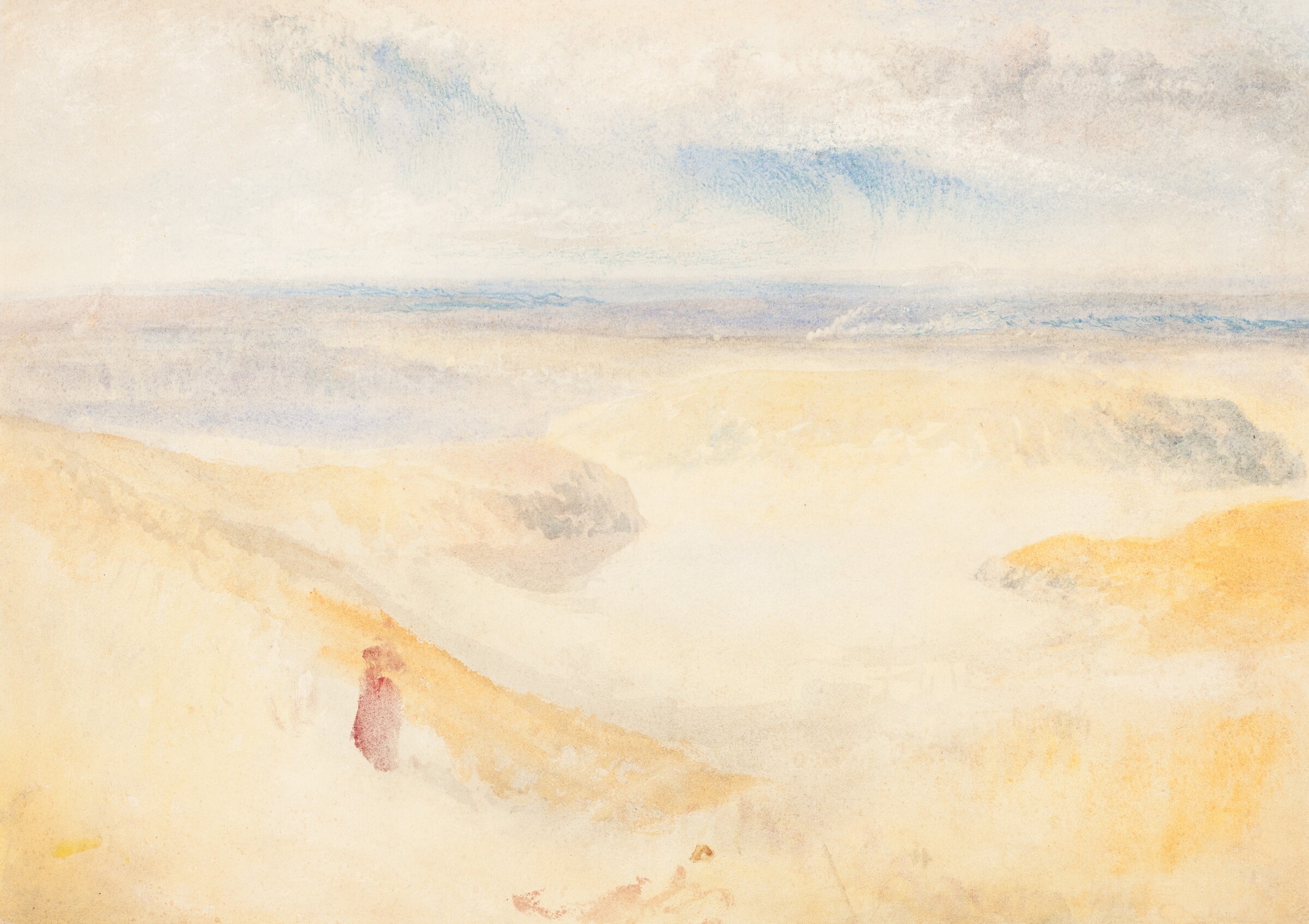 A Yorkshire River, c. 1827 — watercolor on wove paper
