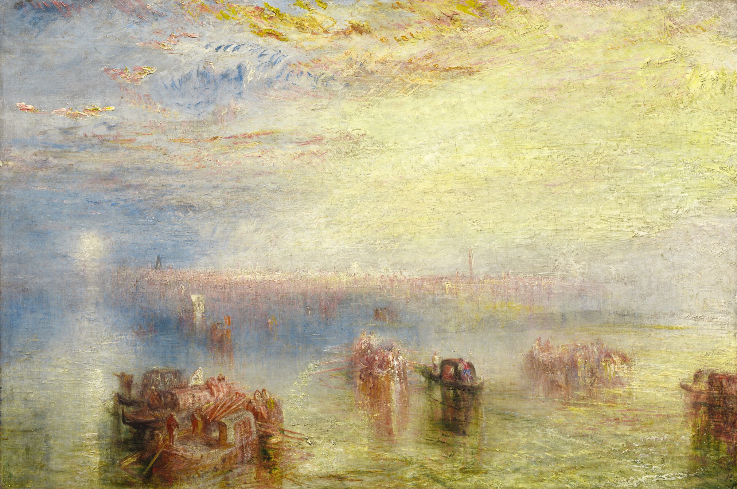 Approach to Venice, 1844 — oil on canvas