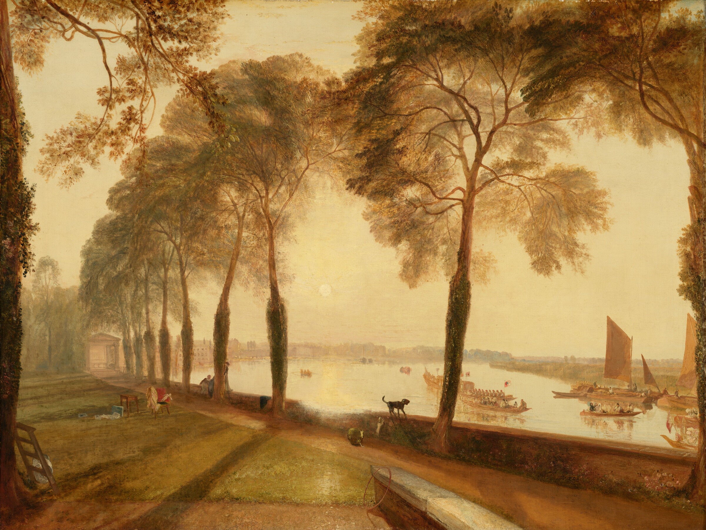 Mortlake Terrace, 1827 — oil on canvas