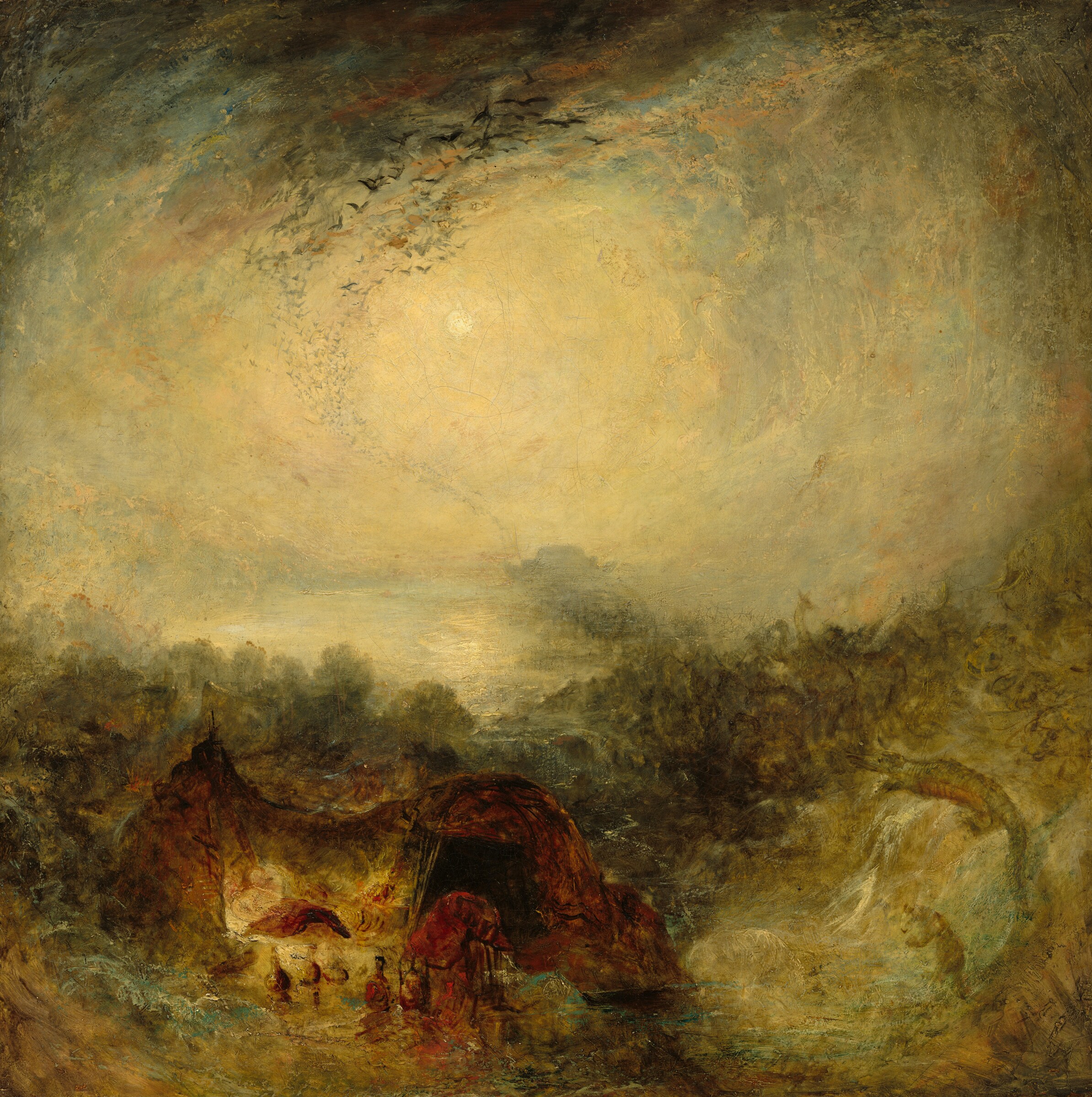 The Evening of the Deluge, c. 1843 — oil on canvas